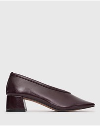 Betts - Alora Block Heel Ballet Pumps