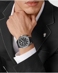 Philipp Plein - Plein Philipp 44mm Black Dial with Silicone Strap