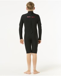 Rip Curl - Kids Dawn Patrol Long Sleeve 2mm Back Zip Spring Suit Wetsuit