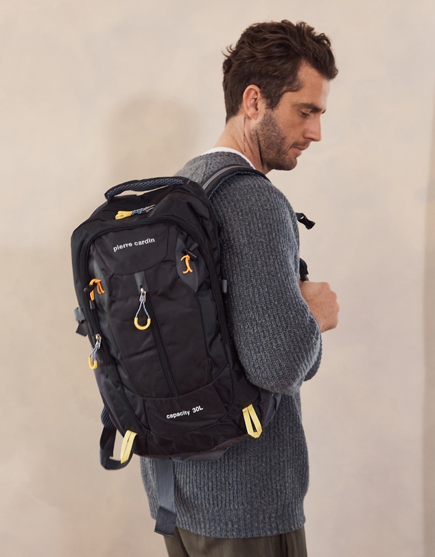 Pierre Cardin - Pierre Cardin Mens 30L Nylon Adventure Backpack