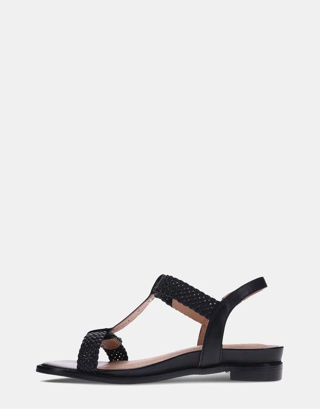Mia Vita - Olympia Adjustable Sandal - Black
