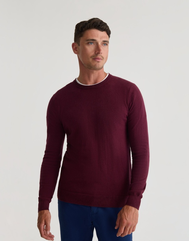 Oxford - Crew Neck Cotton Cashmere Knit
