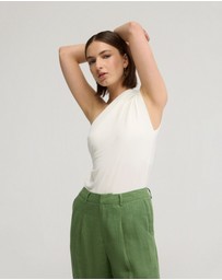 Oxford - Adina One Shoulder Top