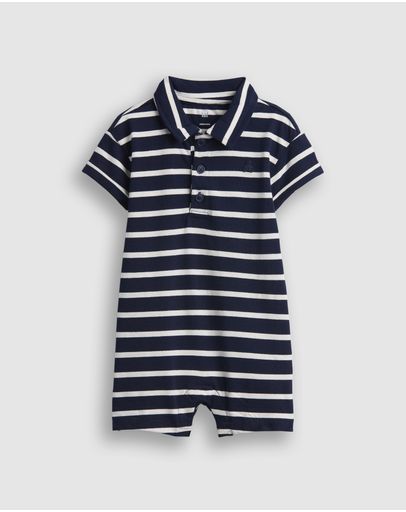 Navy & White Stripe