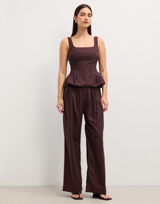 The Fated - Camille Square Neck Top