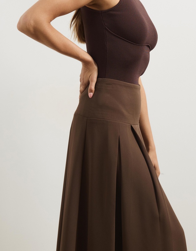 Atmos&Here - Molly Pleated Midi Skirt