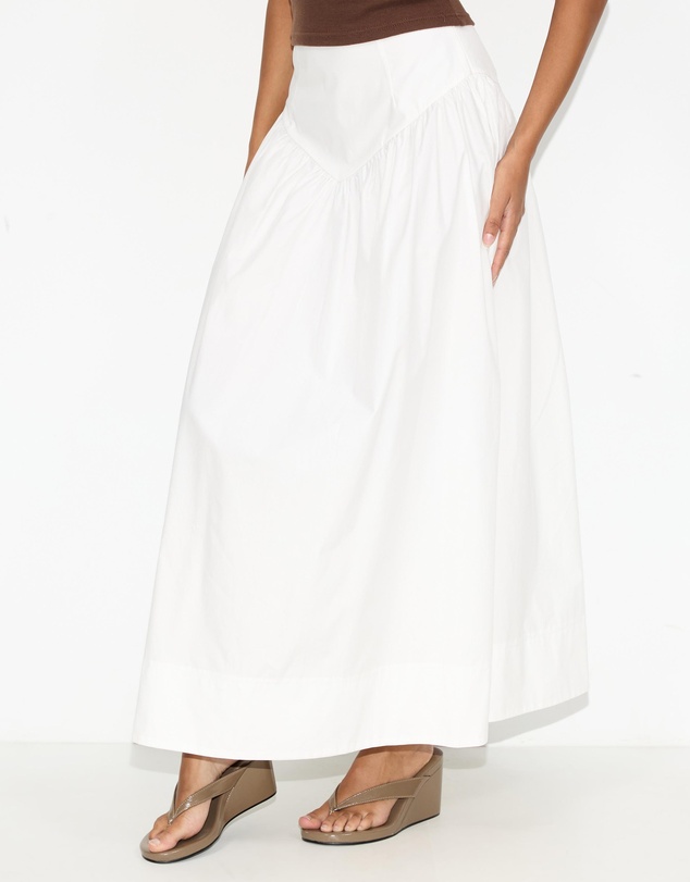 Dazie - Glebe Poplin Maxi Skirt