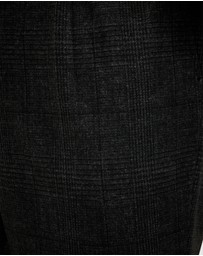 Politix - Travel Performance Jersey Check Tailored Pant