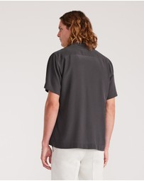 Calibre - Camp Collar Silk Shirt