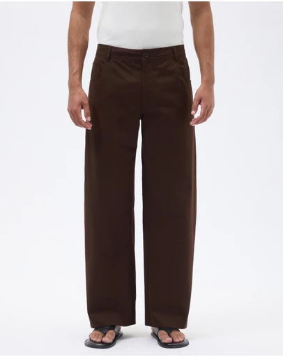 AERE - Lane Soft Barrel Trouser