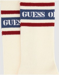 GUESS Originals - GUESS Originals Stripe Logo Socks