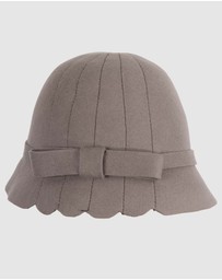 Max Alexander - Grey Felt Fashion Bucket Hat