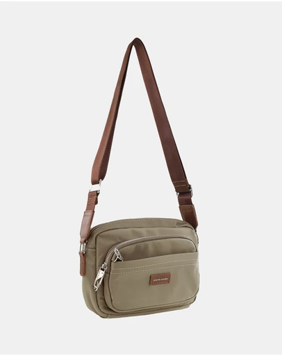 Pierre Cardin - Pierre Cardin RFID Anti-Theft Nylon Crossbody Bag