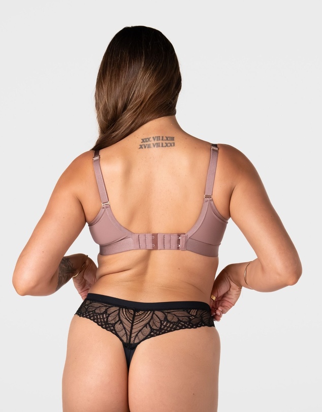 Hotmilk Maternity Lingerie - Flawless Full Cup Plunge Nursing Bra - Wirefree