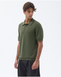 AERE - Organic Cotton Short Sleeve Polo