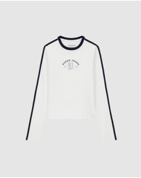 GUESS Jeans - GUESS JEANS Long Sleeve Start Baby Tee
