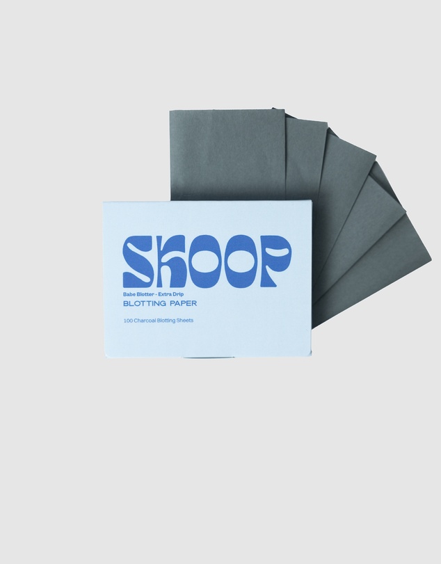 Skoop - Babe Blotter Extra Drip, Charcoal Blotting Paper