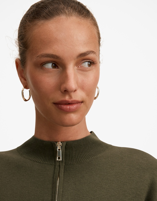 Forever New - Hanna Zip Knitted Jacket