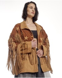 THE TALES - Portobello Road Fringed Suede Jacket