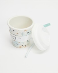 itti bitti - Reusable Baby Cino Cup With 2 Straws - Spanner