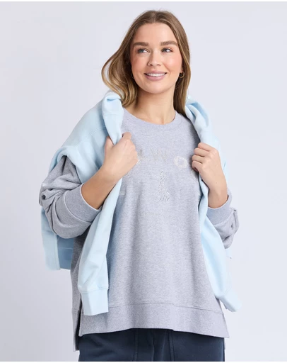 Foxwood - Effortless Crew Grey Marle