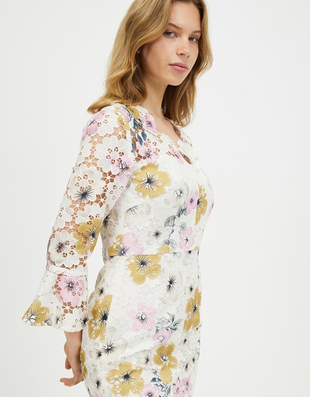 Pink Ruby - Night Flower Maxi Dress