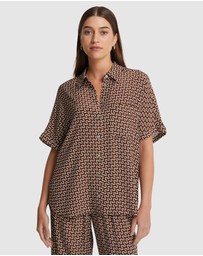 Oxford - Jasmine Zigzag Short Sleeve Shirt