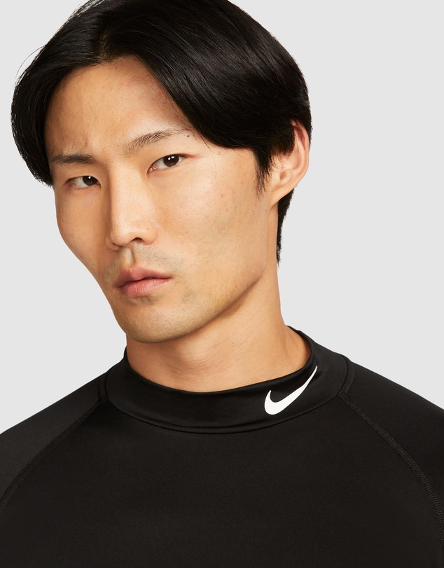Nike - Pro Nike Dri-FIT Fitness Mock-Neck LS Top