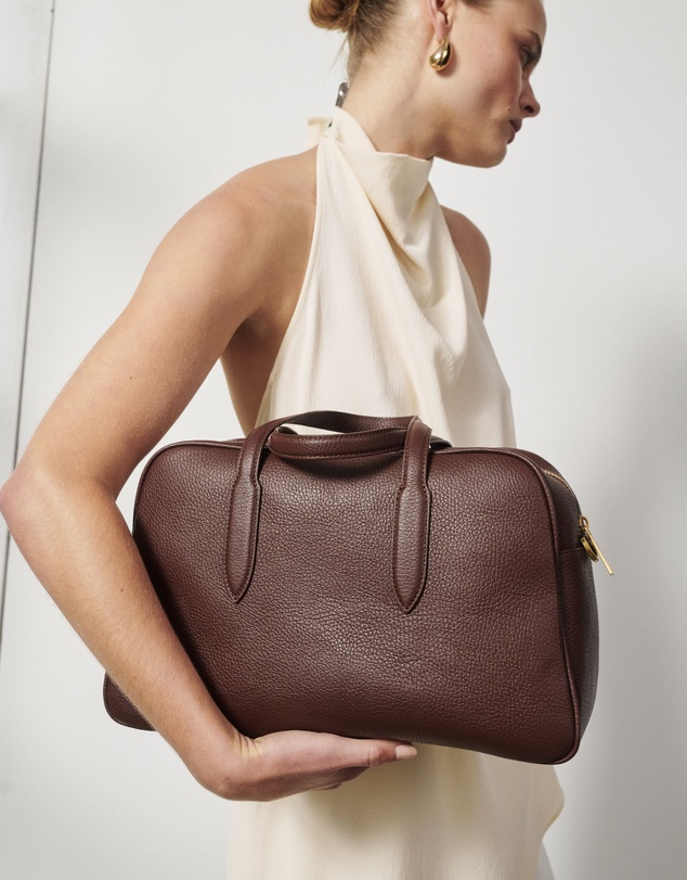 VESTIRSI - Vera Mahogany Medium Bowler Bag