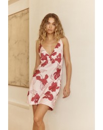 Gingerlilly - Iris Recycled Silky Satin Short Nightie