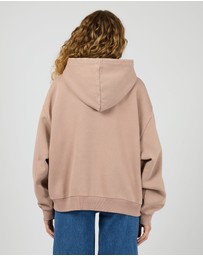 All About Eve - Aae Washed Box Hoodie Fawn