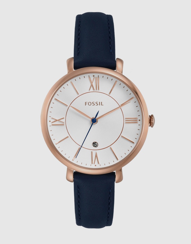 Fossil - Jacqueline Blue Analogue Watch ES3843