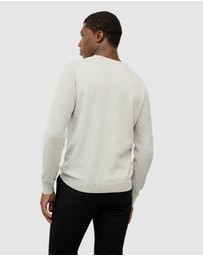 Politix - Elvin Geo Textured Crew Knit