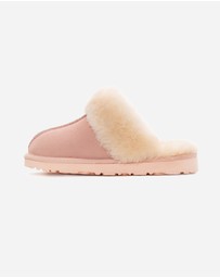 Ozwear Connection Uggs - Ugg Slippers Premium Australia Sheepskin Unisex Scuffette Suede