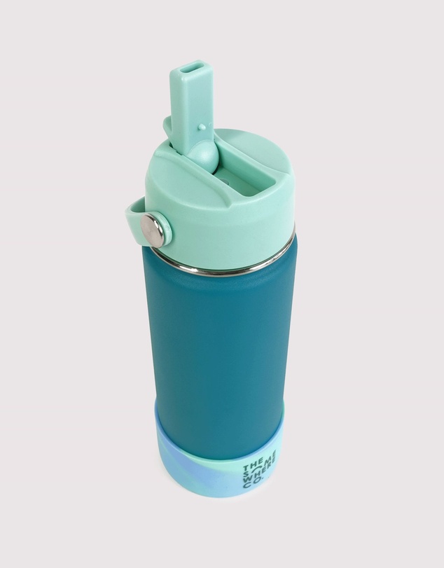 The Somewhere Co - Jade Green Swirl Bottle 500ml