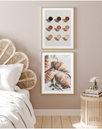 Olive et Oriel - Shades of Coffee Art Print