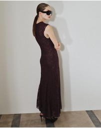 M.N.G - Asymmetric Lace Dress