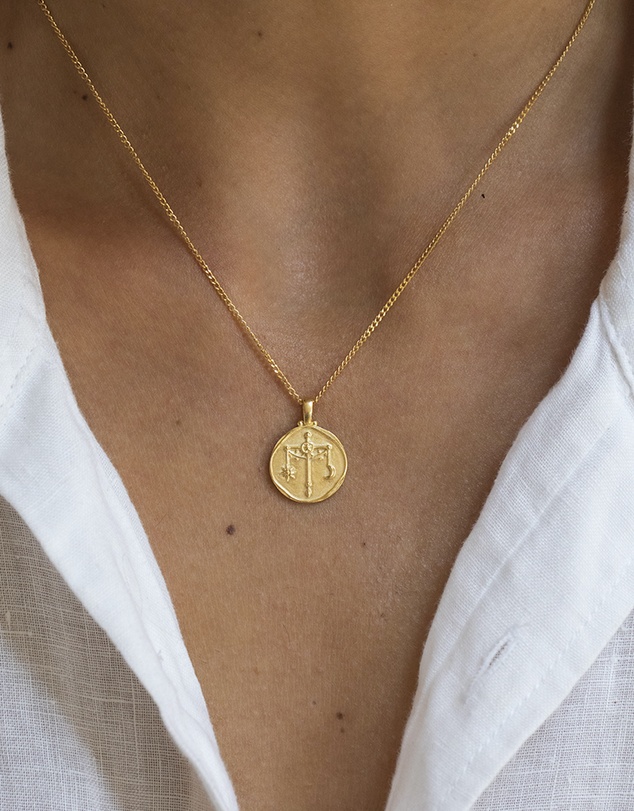 Kirstin Ash - Libra Zodiac Necklace