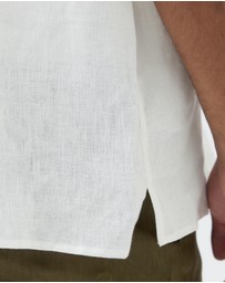 AERE - Euro Resort Linen Camp Collar Shirt