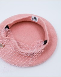 FORD MILLINERY - NIKKI Beret with veil
