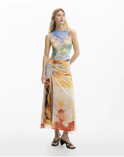 Desigual - Draped long dress