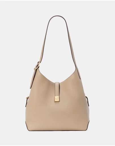 Kate Spade - Deco Pebbled Leather Large Shoulder Bag