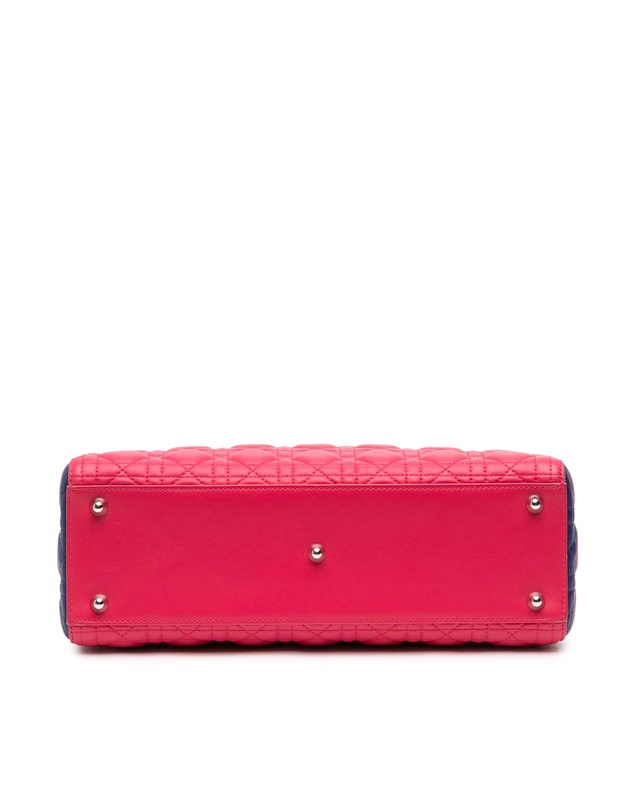 Pre-Loved by Azura Reborn - Pre-Loved Large Tricolor Lambskin Cannage Lady Dior