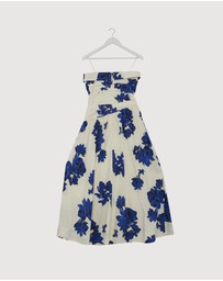 Revibe - Repaired Shona Joy Enya Strapless Maxi Dress - AU 10