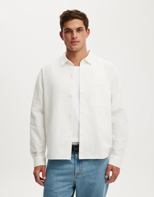 Cotton On - Bedford Long Sleeve Shirt