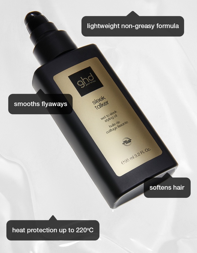ghd - sleek talker - Wet to Sleek Styling Oil