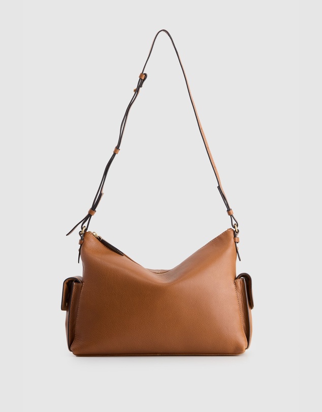 Evity - Narda Leather Large Crossbody Bag