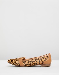 Vionic - Savannah Flat - Tan Leopard