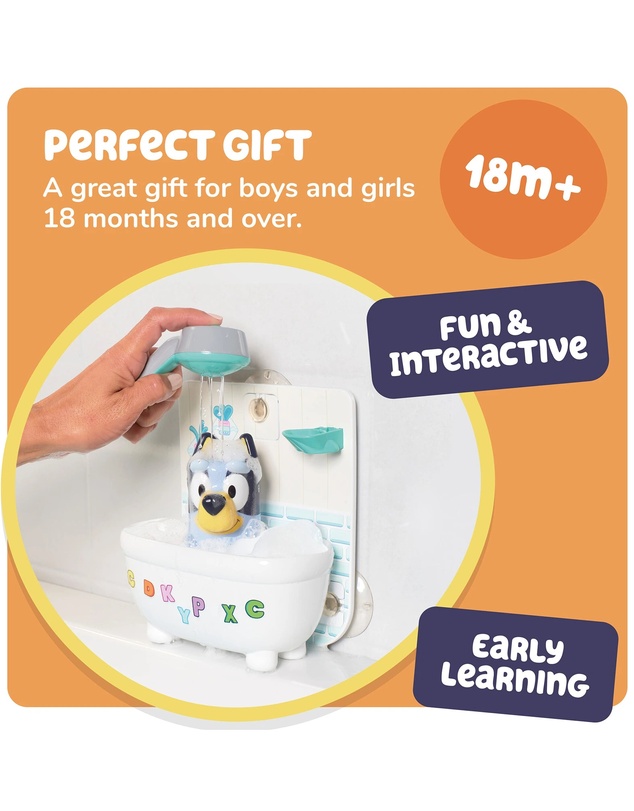 Bluey - Shower & Scrub bath toy