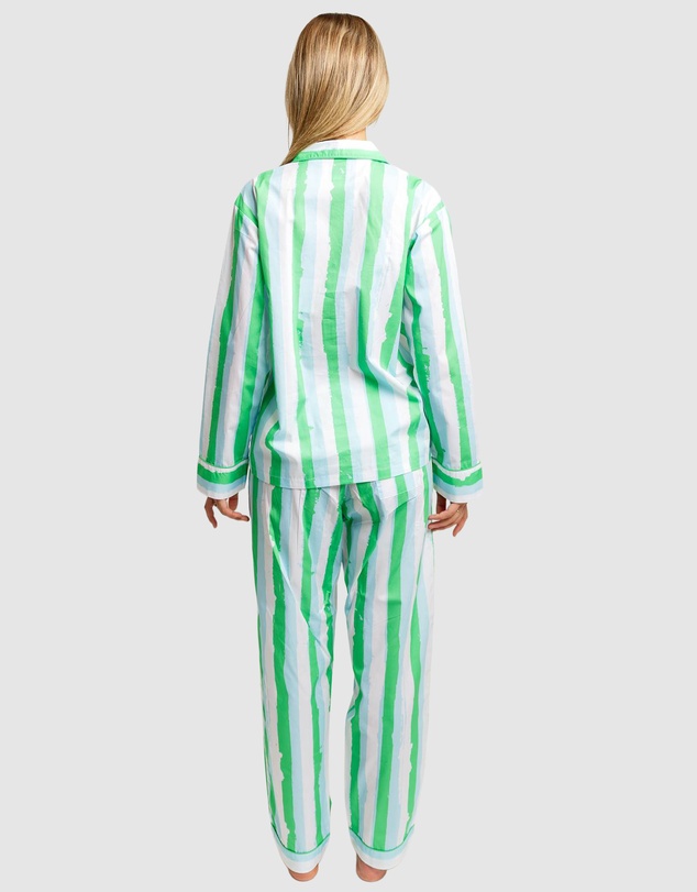 Sant And Abel - Women's Drawbertson Wild Stripes Long PJ Set